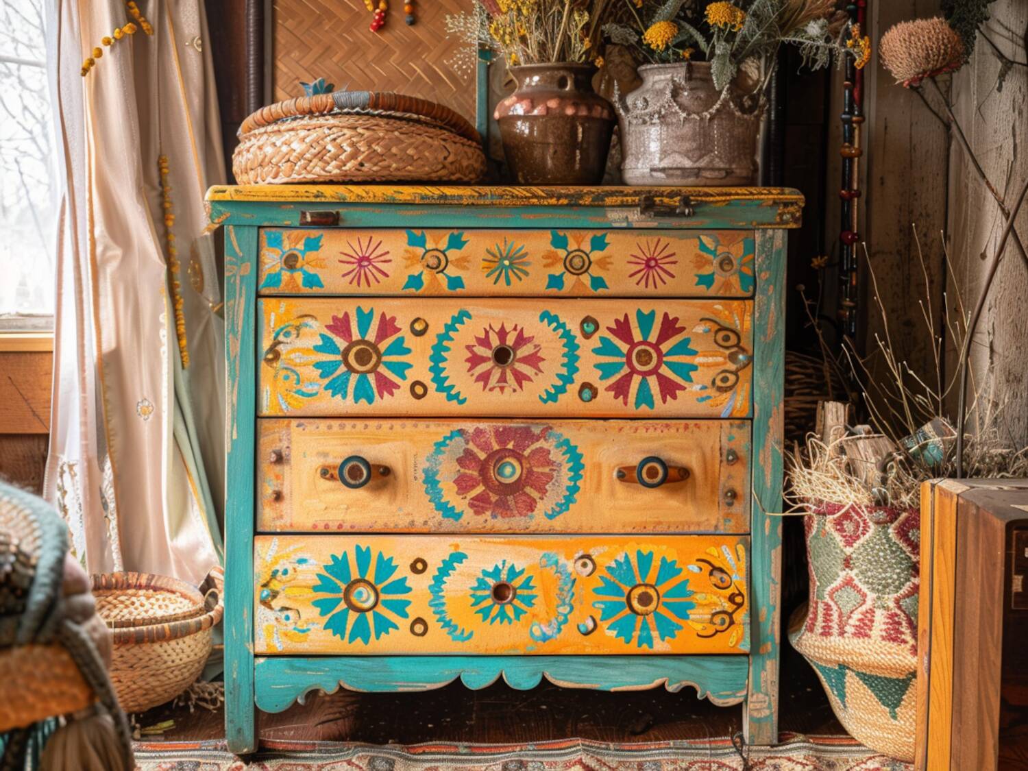 Najlepsze narzędzia do odnawiania mebli w stylu boho