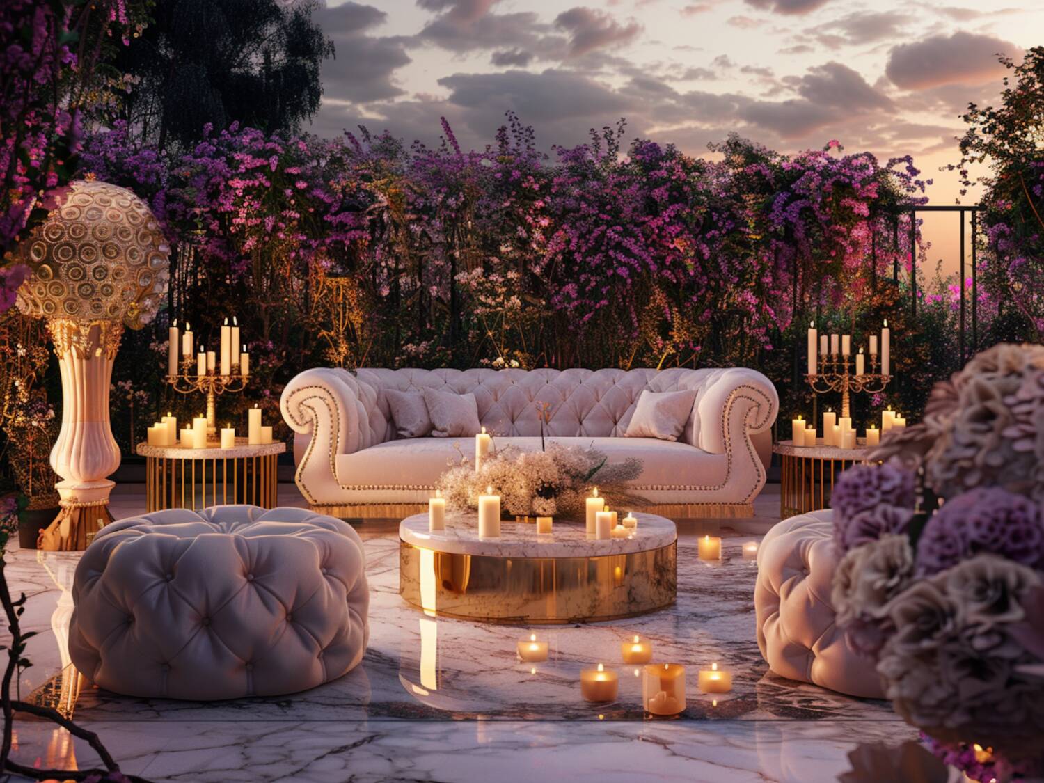 Jak urządzić taras z meblami ogrodowymi w stylu glamour