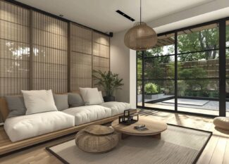 ak dopasować meble industrialne do przestrzeni w stylu japandi