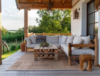 Jakie meble ogrodowe najlepiej pasują do przestrzeni w stylu rustykalnym