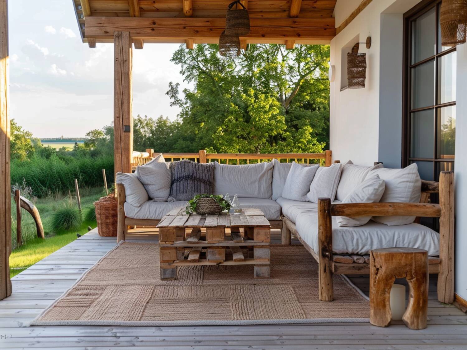 Jakie meble ogrodowe najlepiej pasują do przestrzeni w stylu rustykalnym