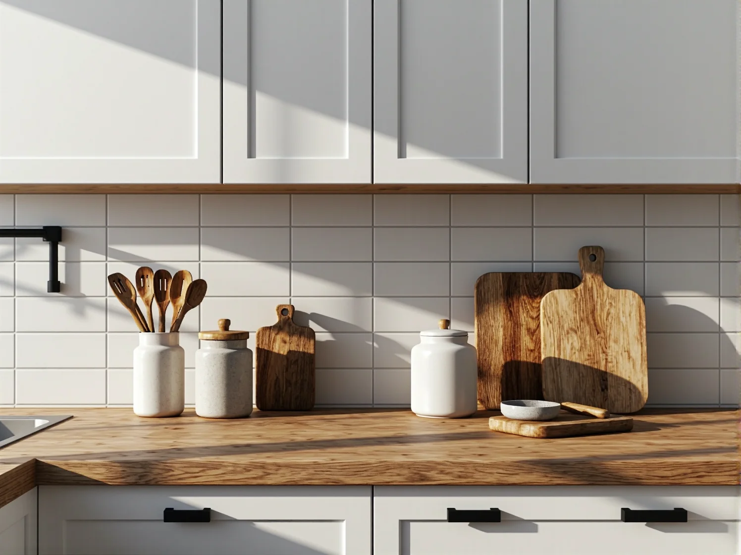 Aranżacja kuchni z wykorzystaniem mebli modułowych w stylu retro i scandi - funkcjonalność i design.