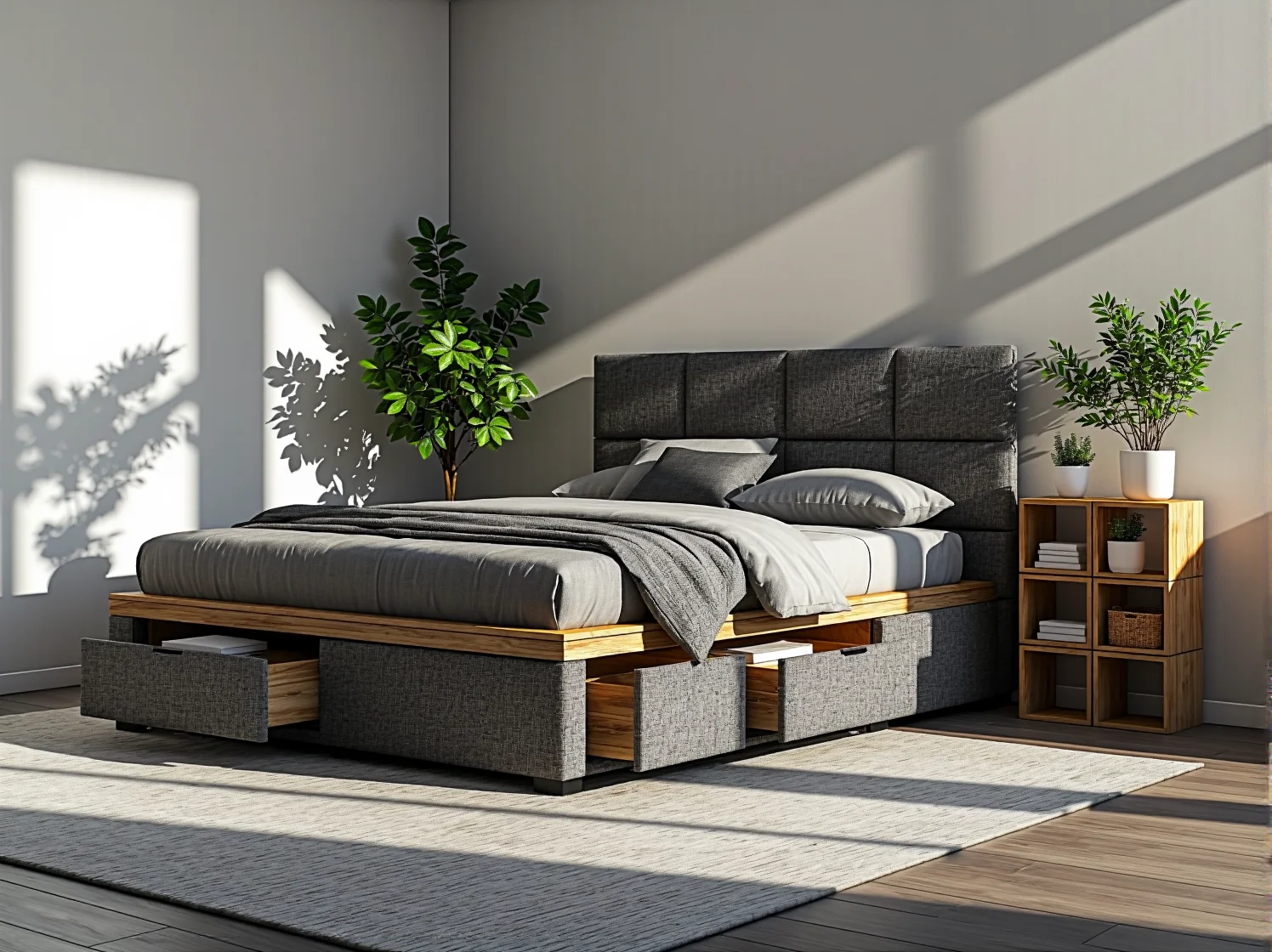 Kompaktowe biurko modułowe do pracy zdalnej – stylowe rozwiązania do małych przestrzeni w 2025 roku.