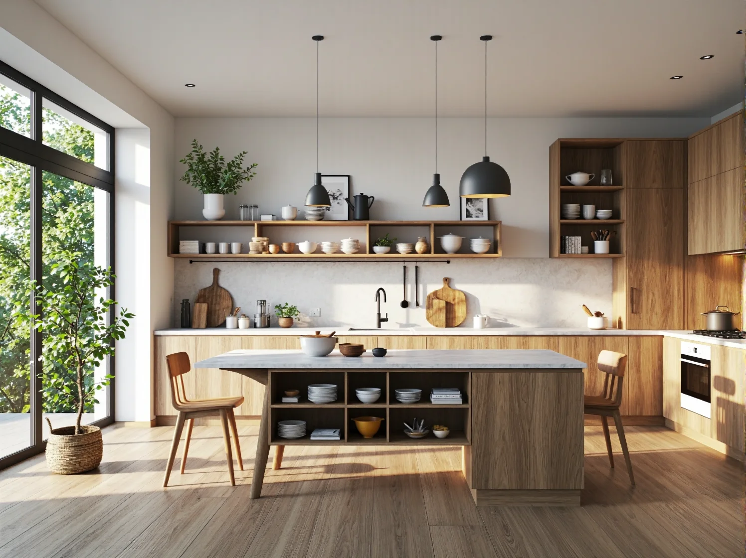 Zbliżenie na detale i metalowe wsporniki regału DIY w aranżacji retro