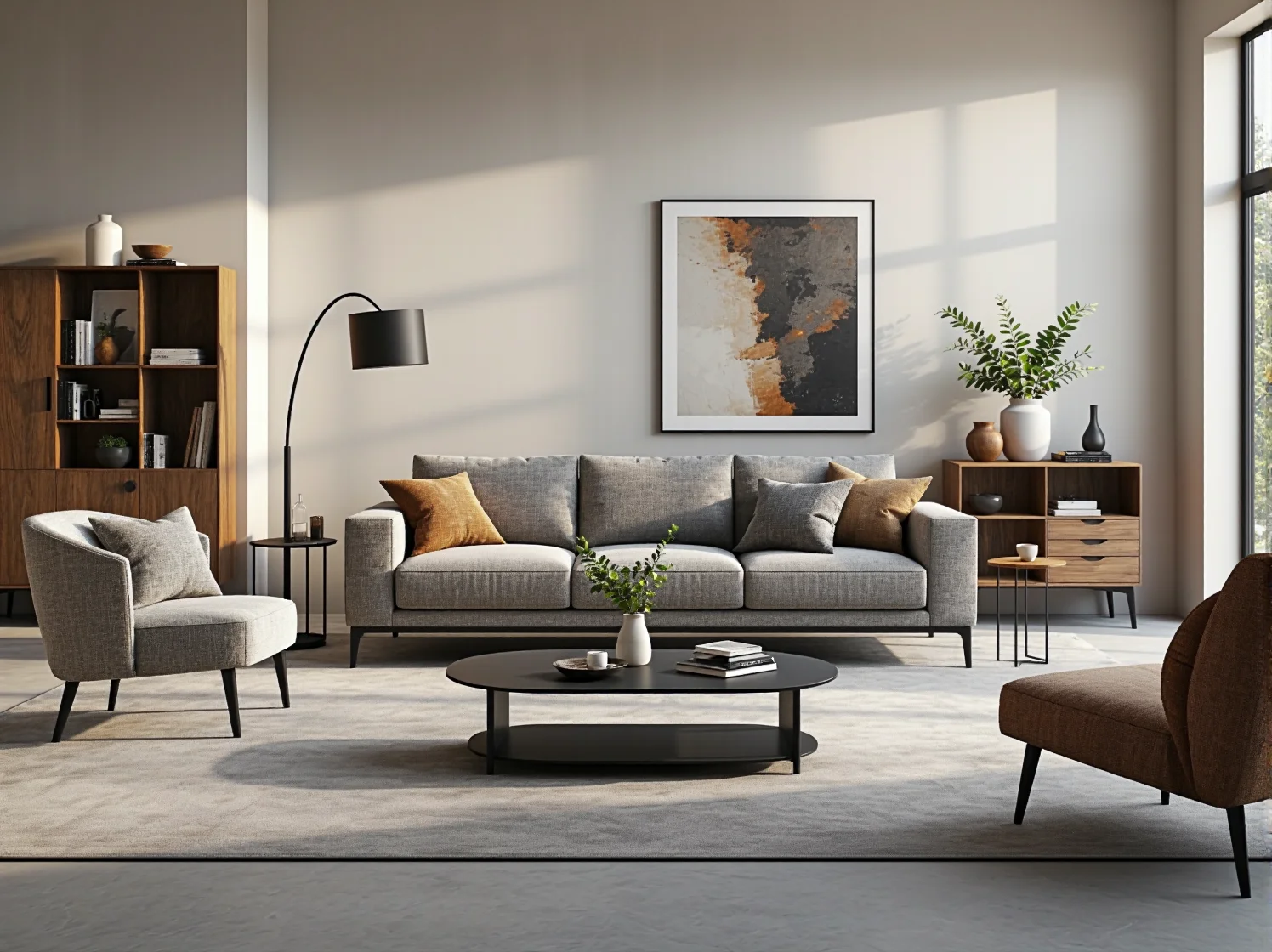 Salon: modne meble, odważny kolor, tapicerka, powrót do natury.