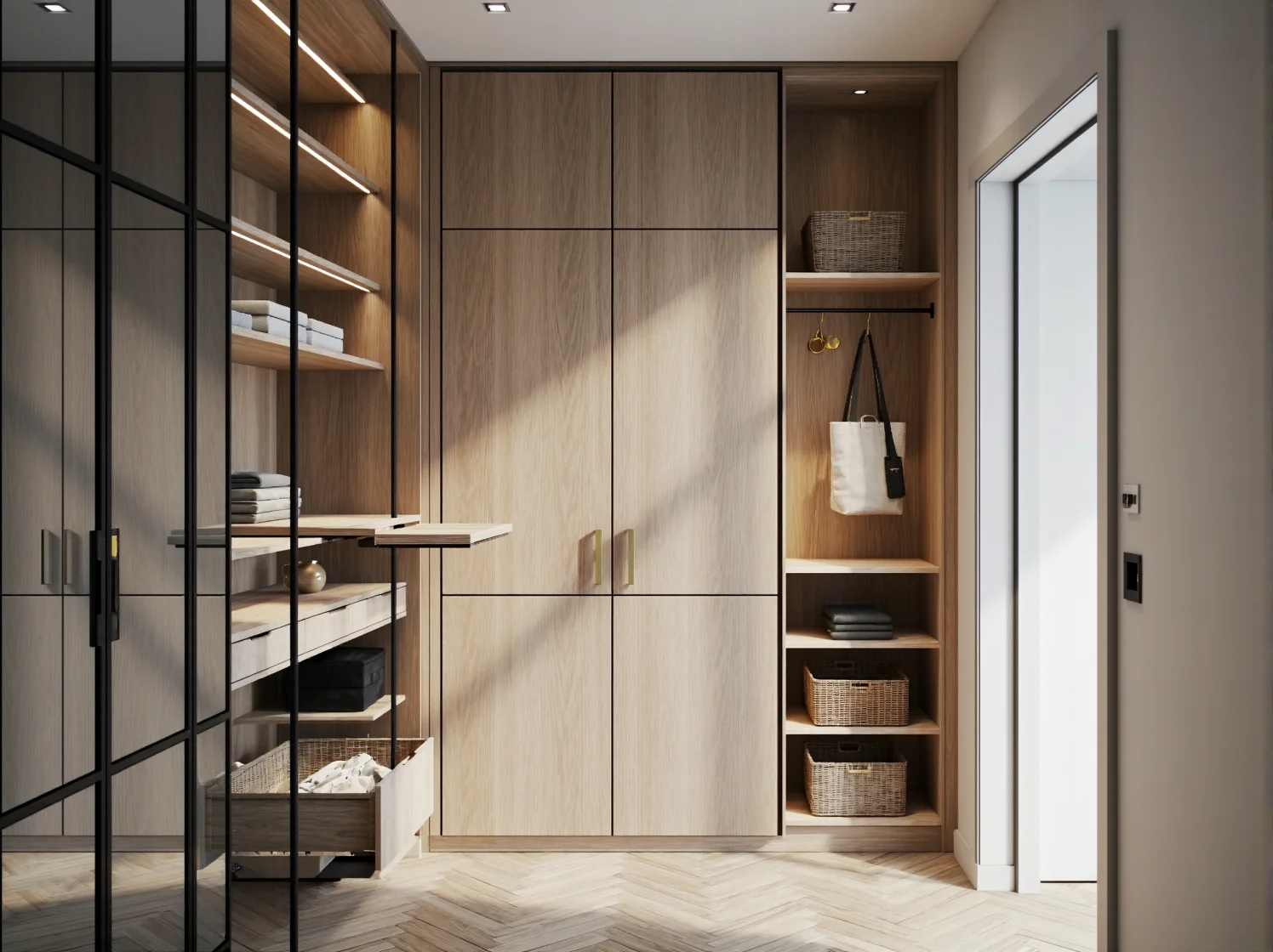 Zestaw mebli modułowych do sypialni w bloku – jak optymalnie urządzić małe mieszkanie.