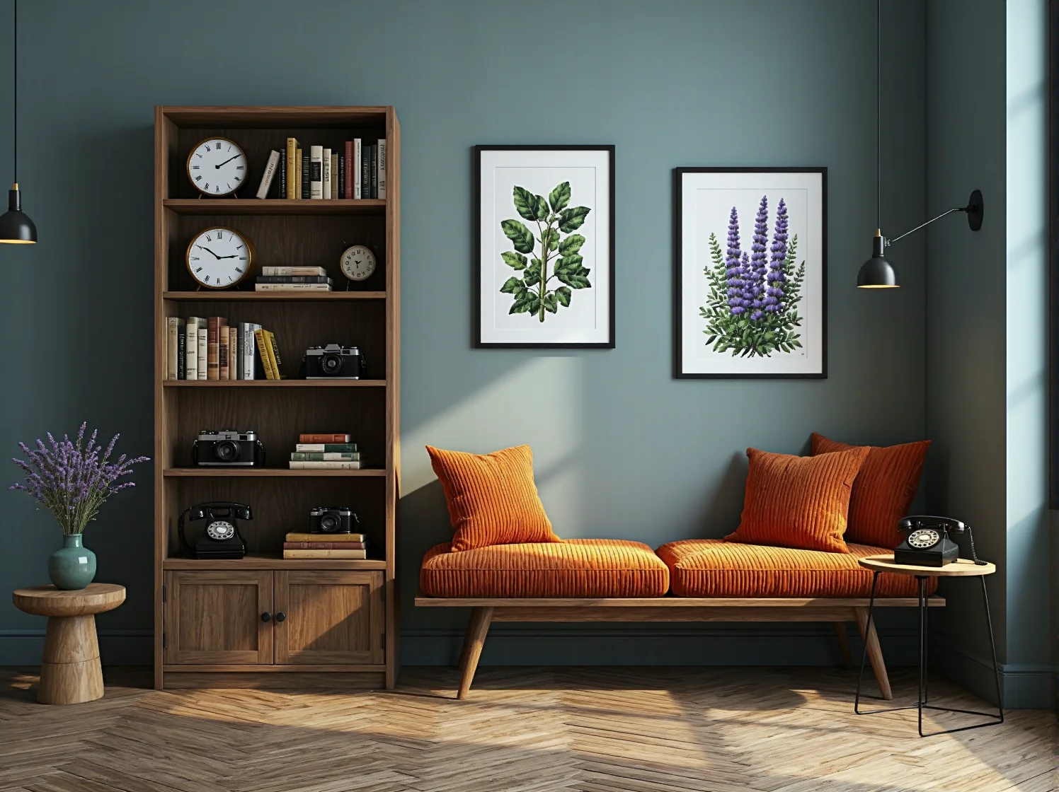 Kawiarnia z duszą wyposażona w odrestaurowane fotele z lat 60. i mnóstwo roślin w klimacie nostalgii.