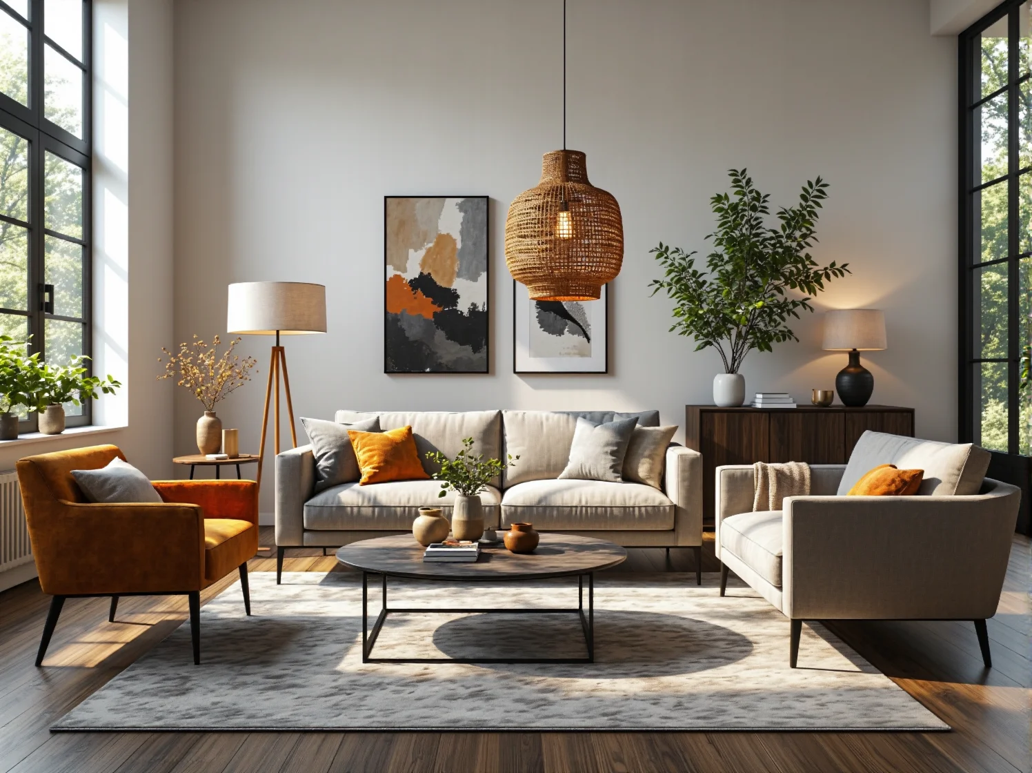 Oświetlenie nad stół w jadalni: klasyczna lampa kolonialna z ciemnego drewna.