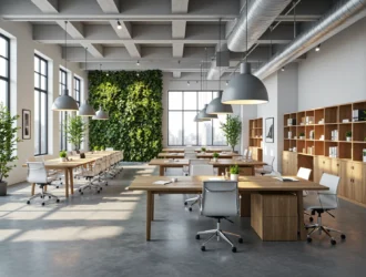 Szare lampy wiszące industrialne z metalowym kloszem