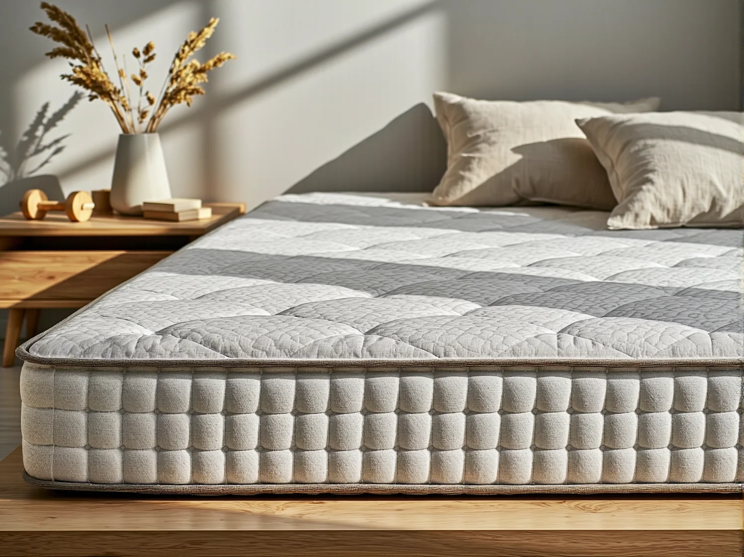 Materac antyalergiczny dla dziecka zapewniający zdrowy i bezpieczny sen bez roztoczy i alergenów.