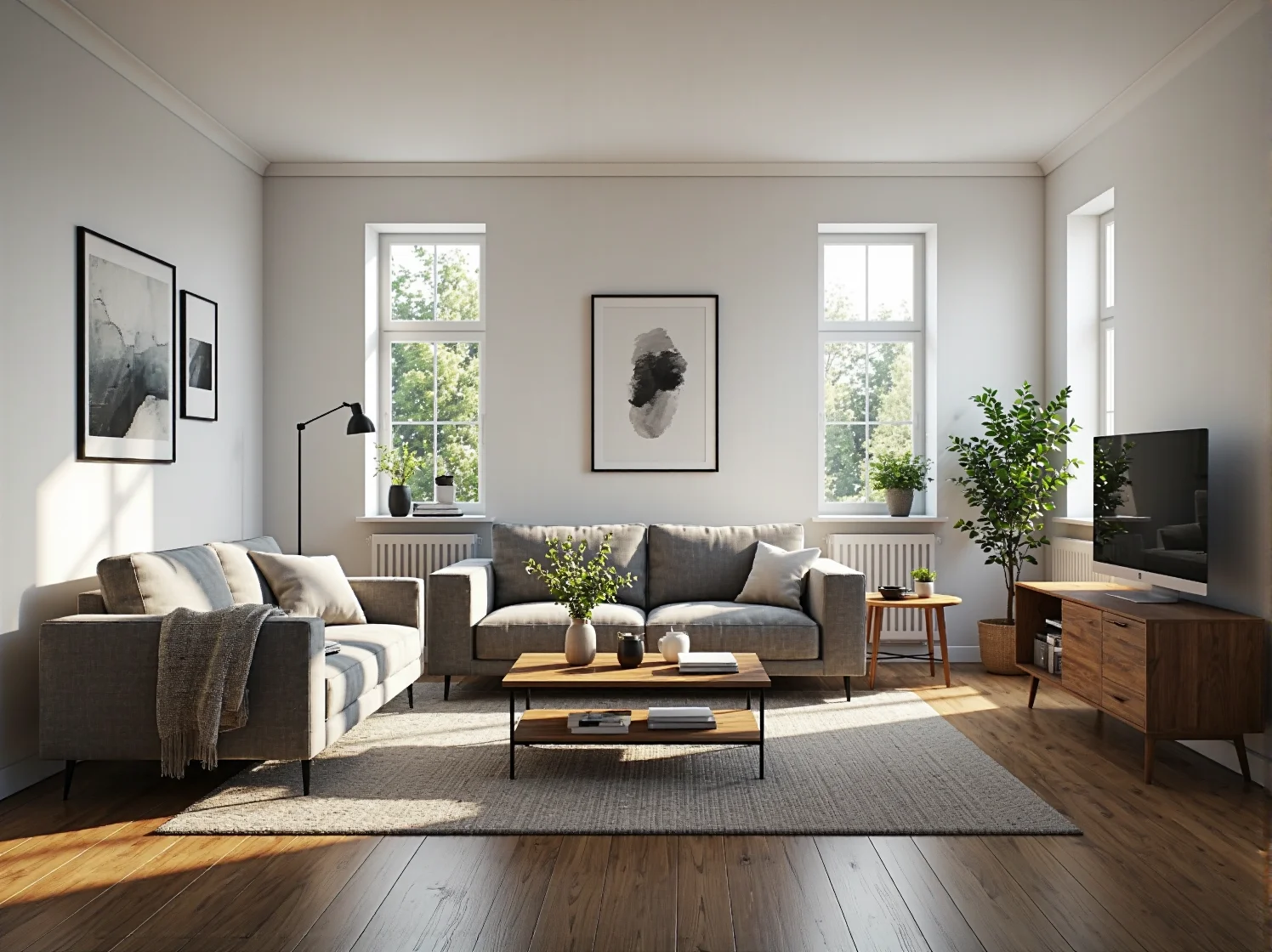 Organizacja kabli na małym biurku, porządek w miejscu pracy, estetyczne rozwiązania