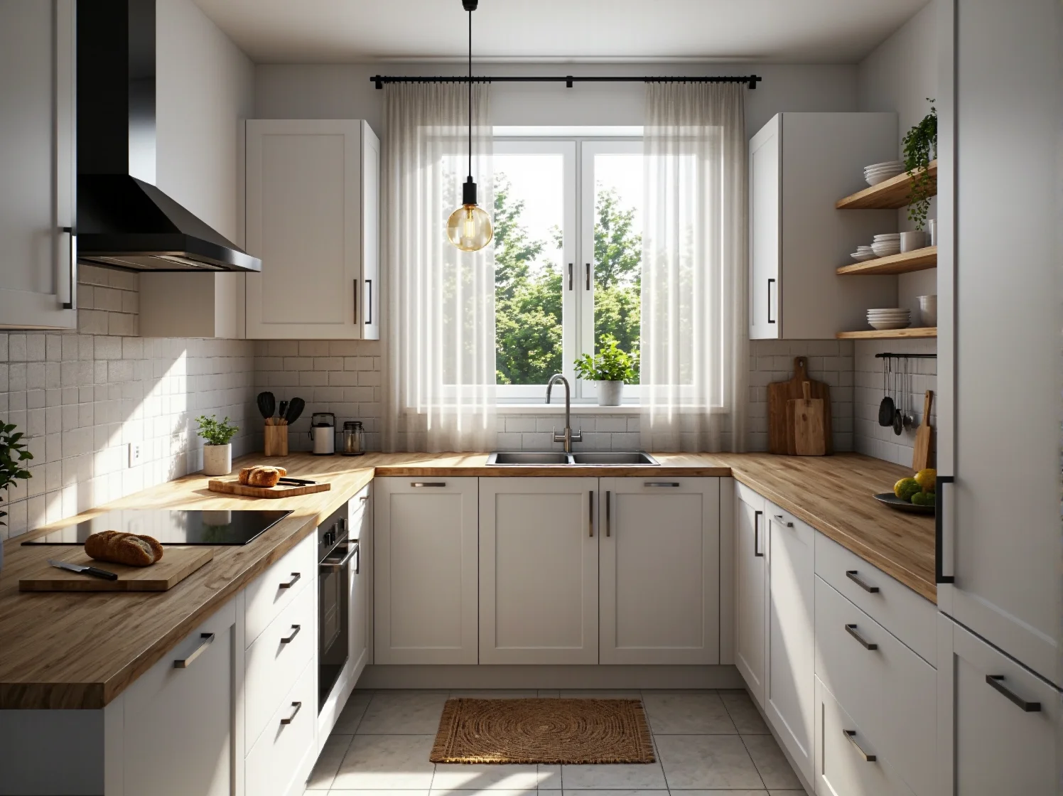 Oświetlenie sufitowe w pokoju dziecka z kloszem rozpraszającym światło dla ochrony wzroku.