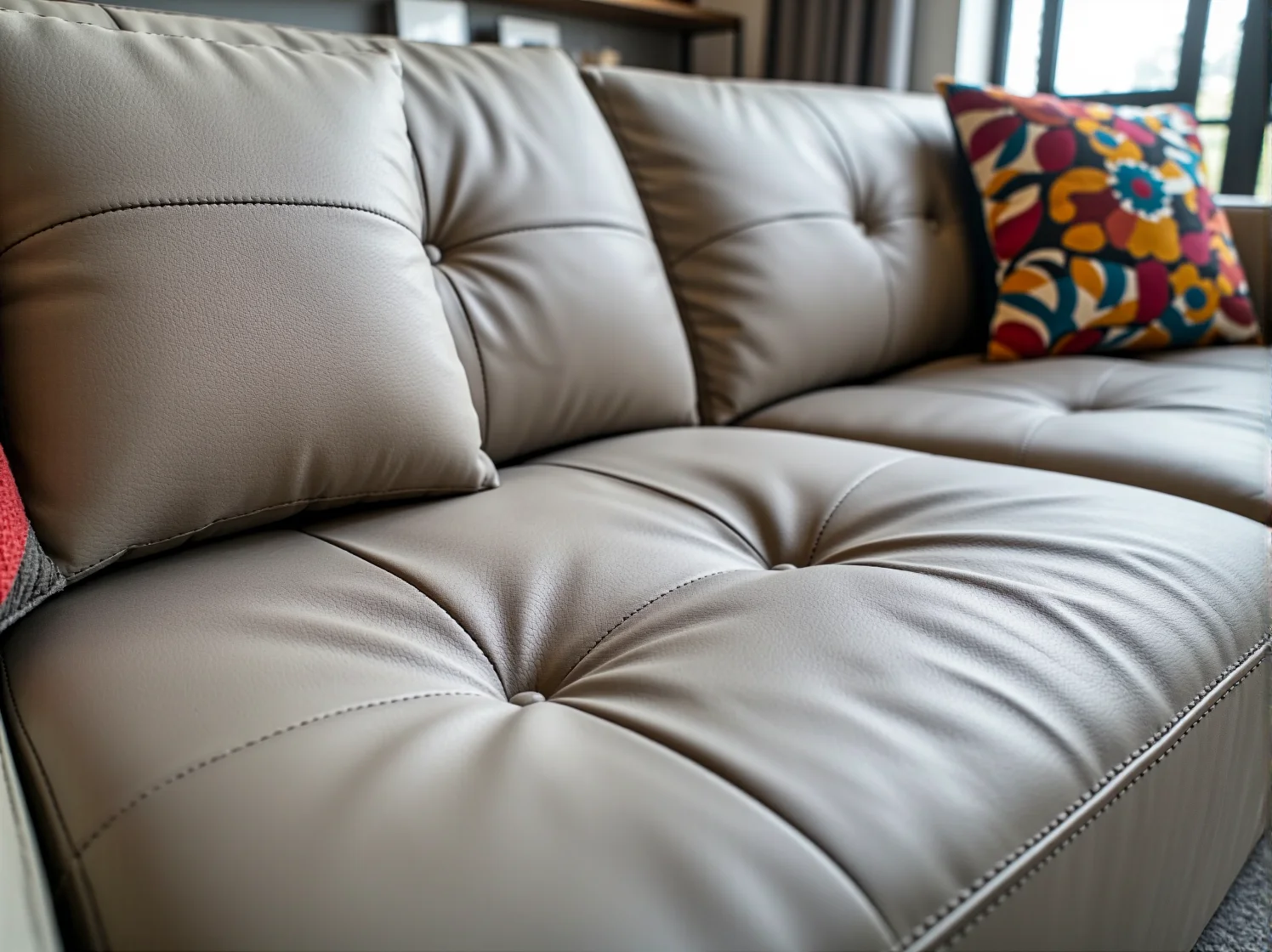 Podświetlana witryna do nowoczesnej jadalni, meble z wbudowanym oświetleniem szklanych półek.